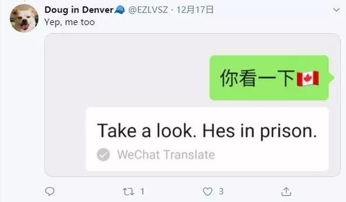從“加拿大國(guó)旗”到“他在監(jiān)獄中” 微信翻譯烏龍與官方致歉的背后
